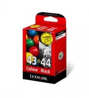 Lexmark Twin-Pack No.44XL/43XL Black and Color Print Cartridges BLISTER (80D2966BL)